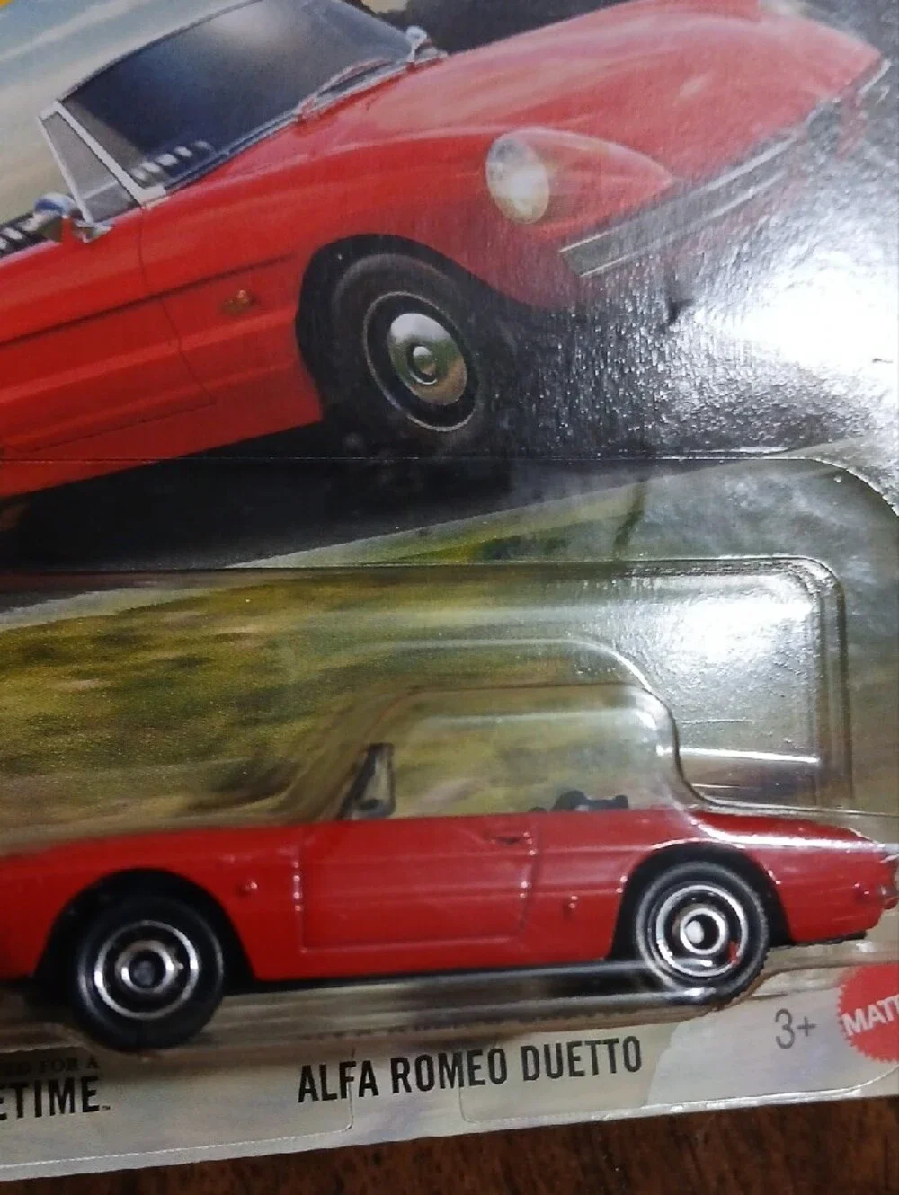 Matchbox Alfa Romeo Duetto Convertible Toy Car - Red